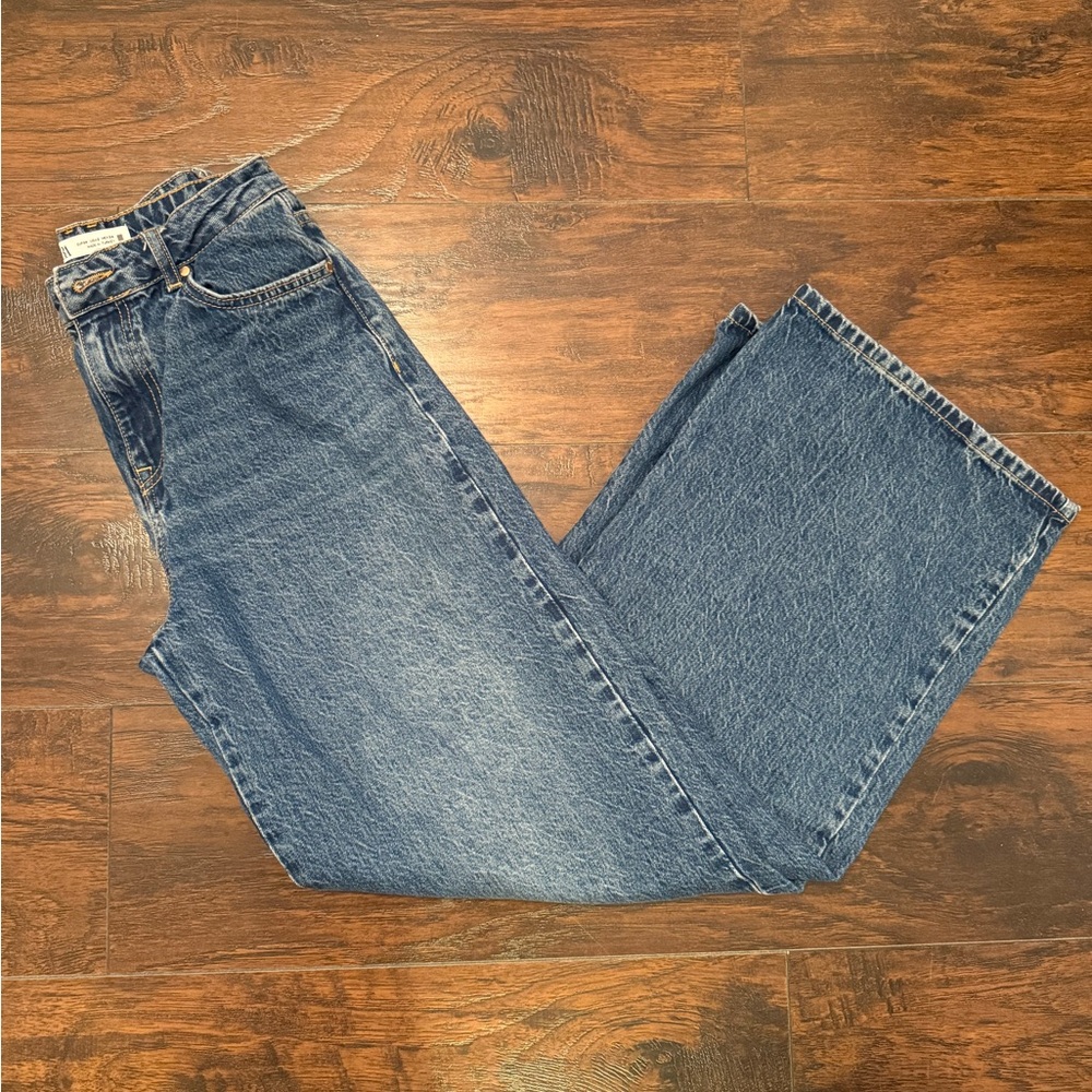 Zara baggy wide leg jeans